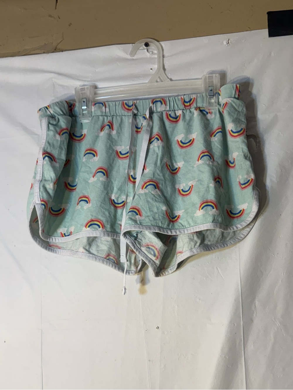 PJ Couture rainbow women’s pajama shorts size large